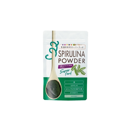 有機スピルリナ100％パウダー/Organic Spirulina powder　80g